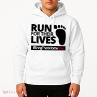 Run For Their Lives Bring Them Home Now Awareness Hoodie thumb 2