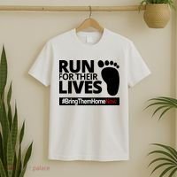 Run For Their Lives Bring Them Home Now Awareness T-Shirt thumb 2