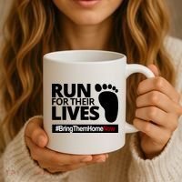 Run For Their Lives Bring Them Home Now Awareness Coffee Mug thumb 3