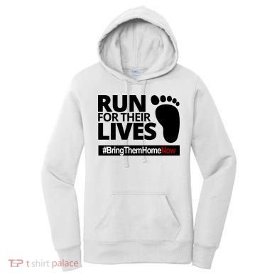 Run For Their Lives Bring Them Home Now Awareness Women's Hoodie