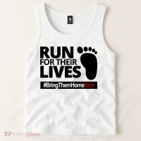 Run For Their Lives Bring Them Home Now Awareness Tank Top thumb 2