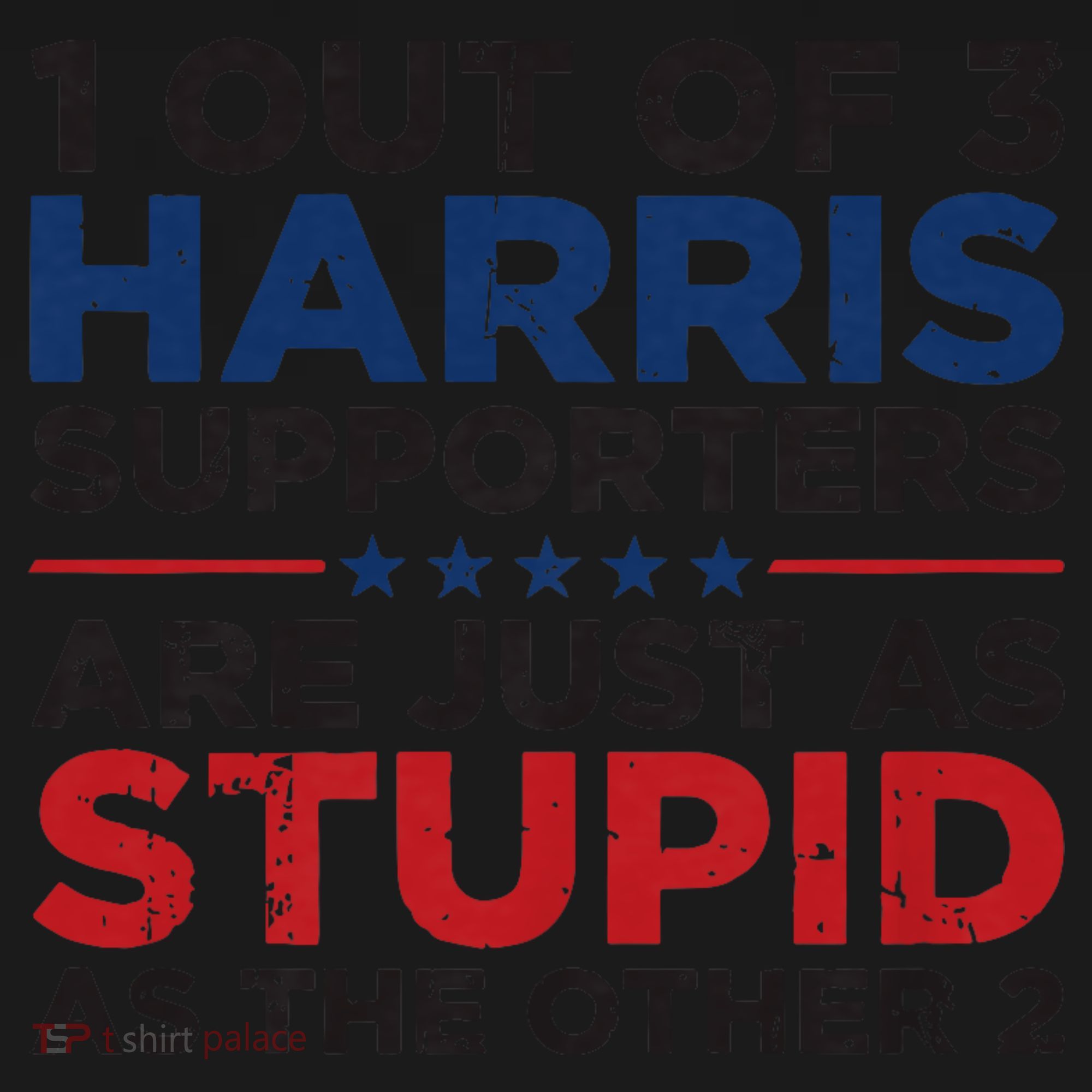 Retro Funny Trump 1 Out Of 3 Kamala Harris Supporters Coaster