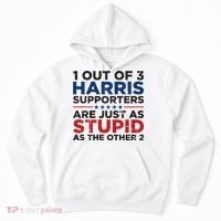 Retro Funny Trump 1 Out Of 3 Kamala Harris Supporters Hoodie thumb 0