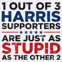 Retro Funny Trump 1 Out Of 3 Kamala Harris Supporters Sweatshirt thumb 3