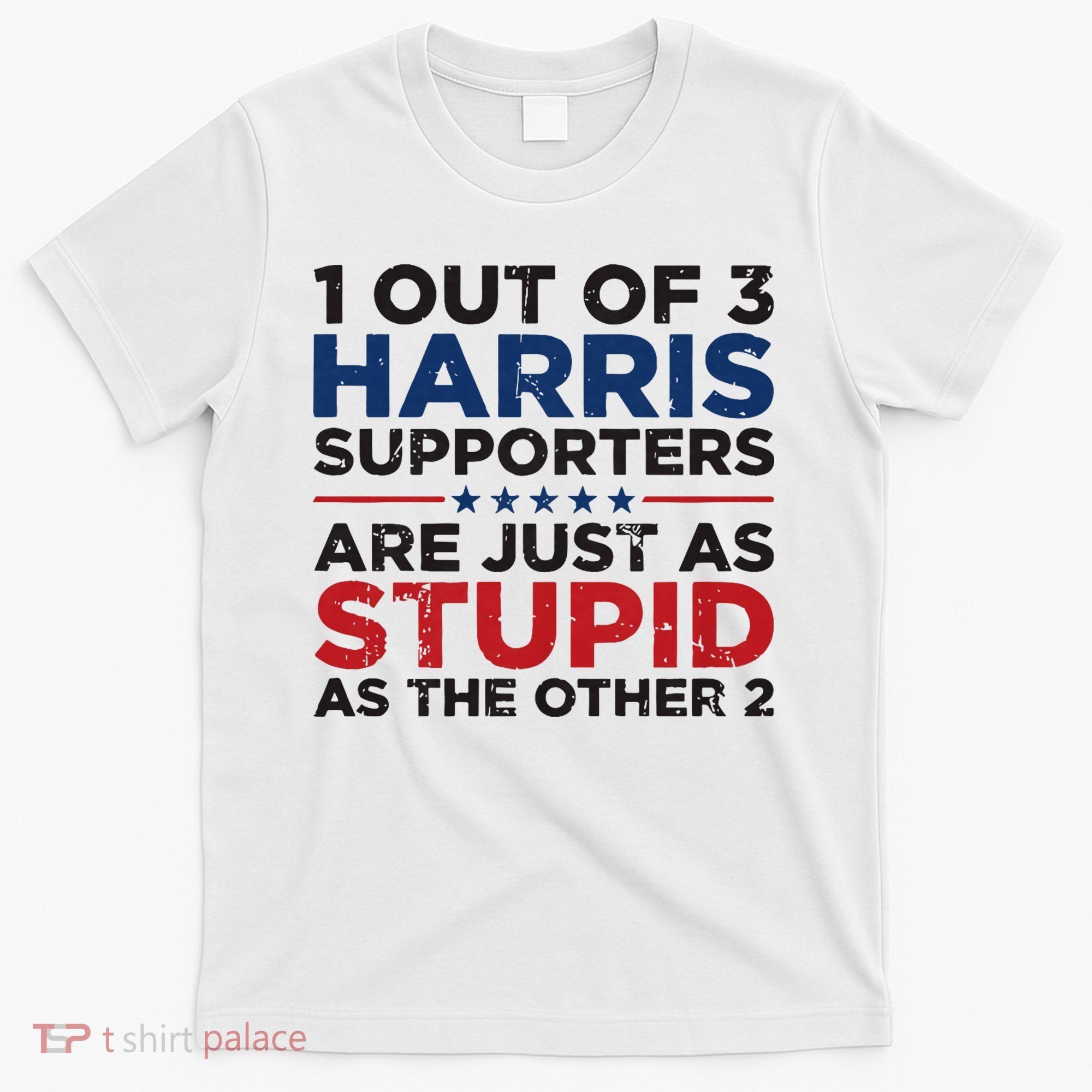 Retro Funny Trump 1 Out Of 3 Kamala Harris Supporters T-Shirt