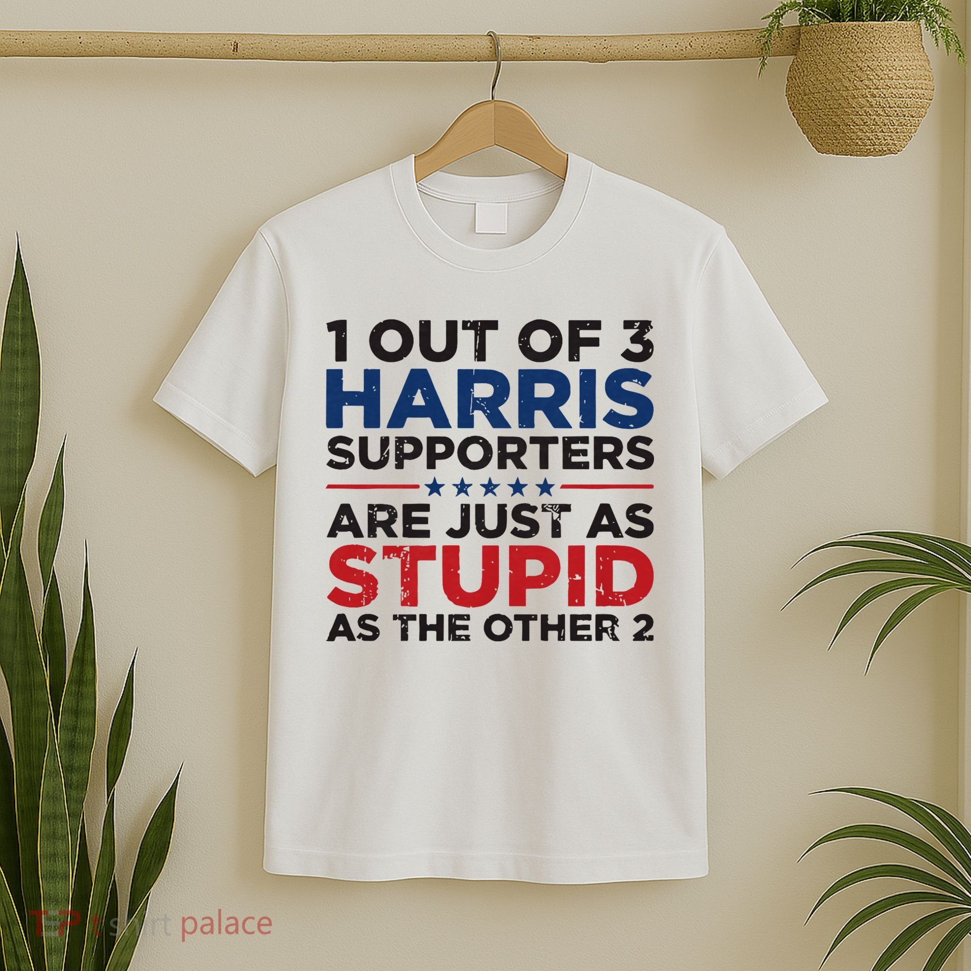 Retro Funny Trump 1 Out Of 3 Kamala Harris Supporters T-Shirt