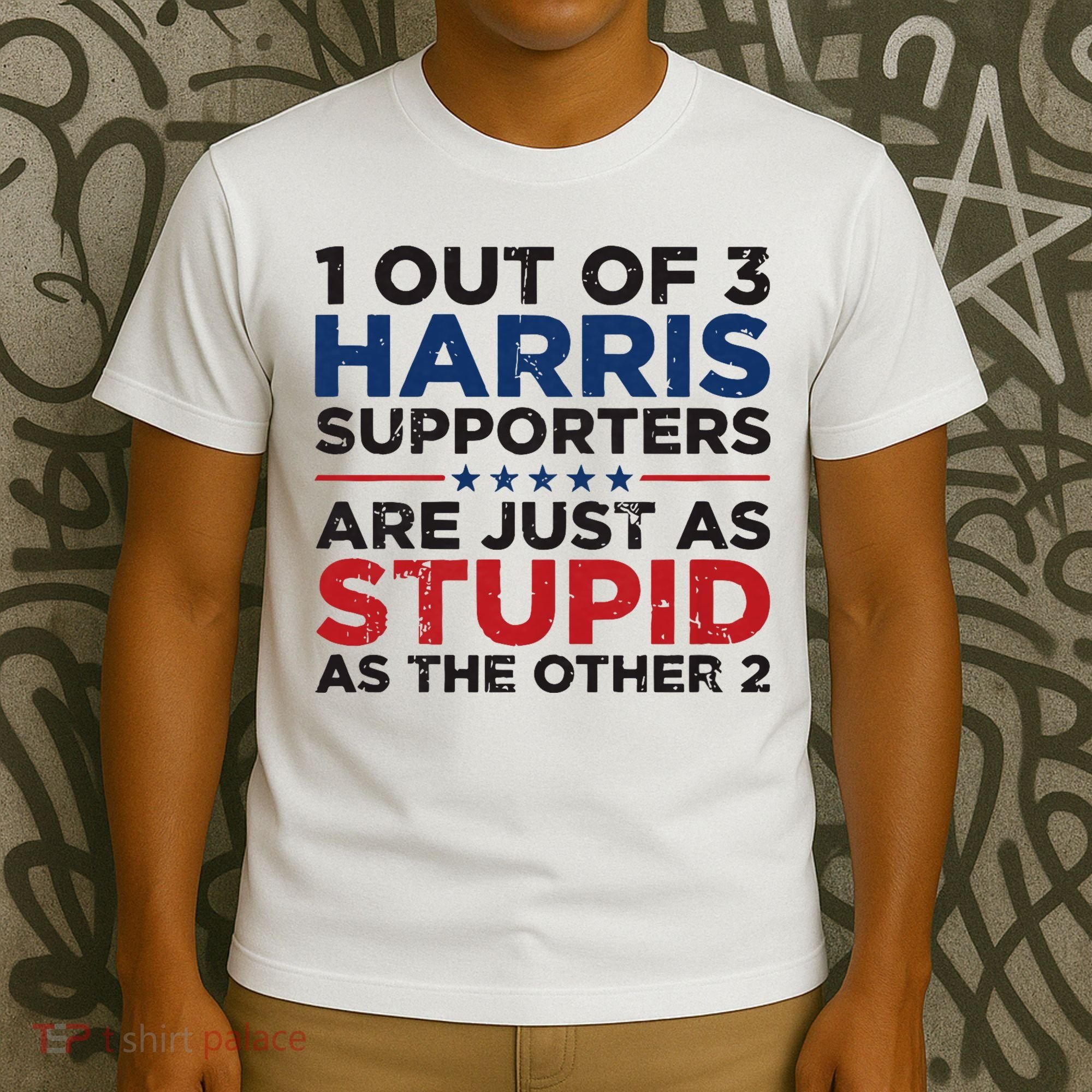 Retro Funny Trump 1 Out Of 3 Kamala Harris Supporters T-Shirt