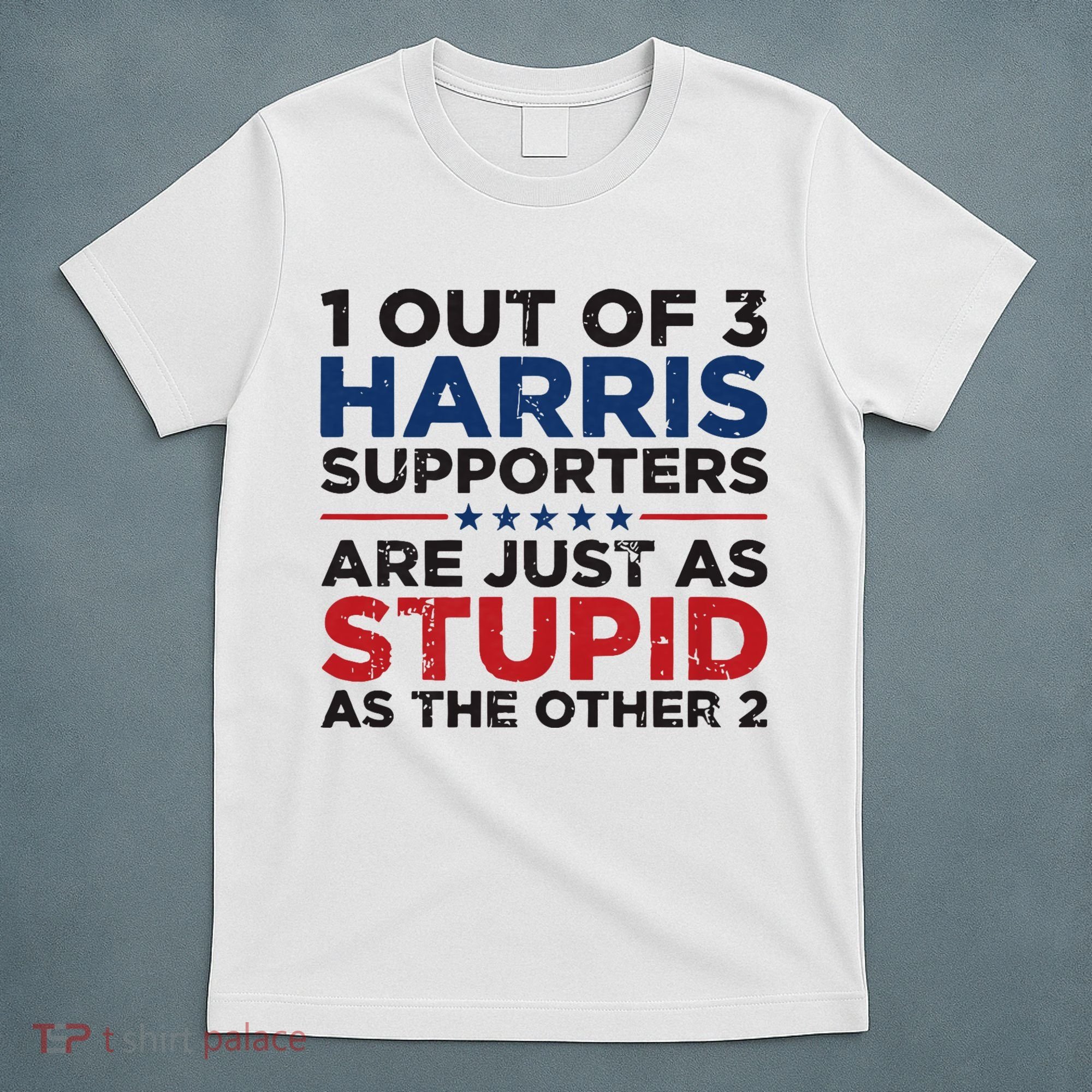 Retro Funny Trump 1 Out Of 3 Kamala Harris Supporters T-Shirt