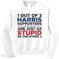 Retro Funny Trump 1 Out Of 3 Kamala Harris Supporters Kids Sweatshirt thumb 0