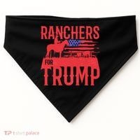 Ranchers For Trump Conservative Republican Support President Gift USA-Made Doggie Bandana thumb 0