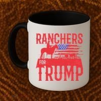 Ranchers For Trump Conservative Republican Support President Gift Coffee Mug thumb 2