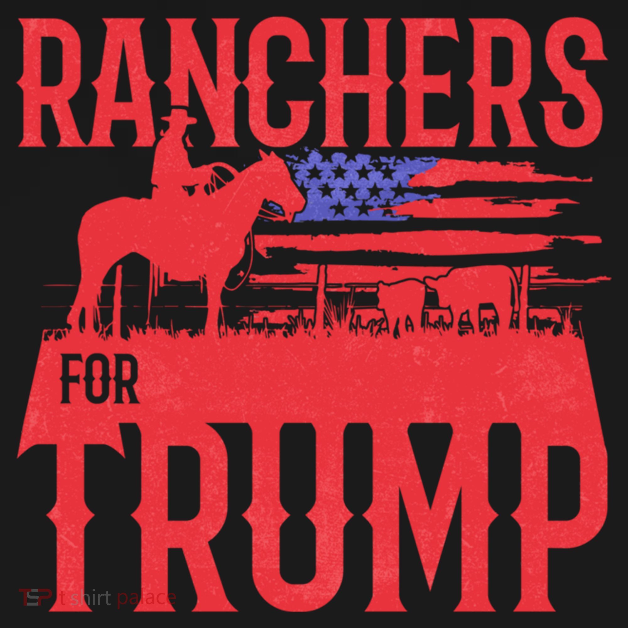 Ranchers For Trump Conservative Republican Support President Gift Ornament