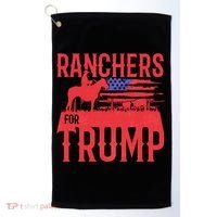 Ranchers For Trump Conservative Republican Support President Gift Golf Towel thumb 0