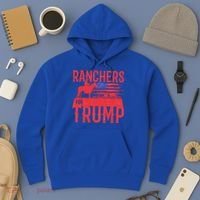 Ranchers For Trump Conservative Republican Support President Gift Hoodie thumb 3