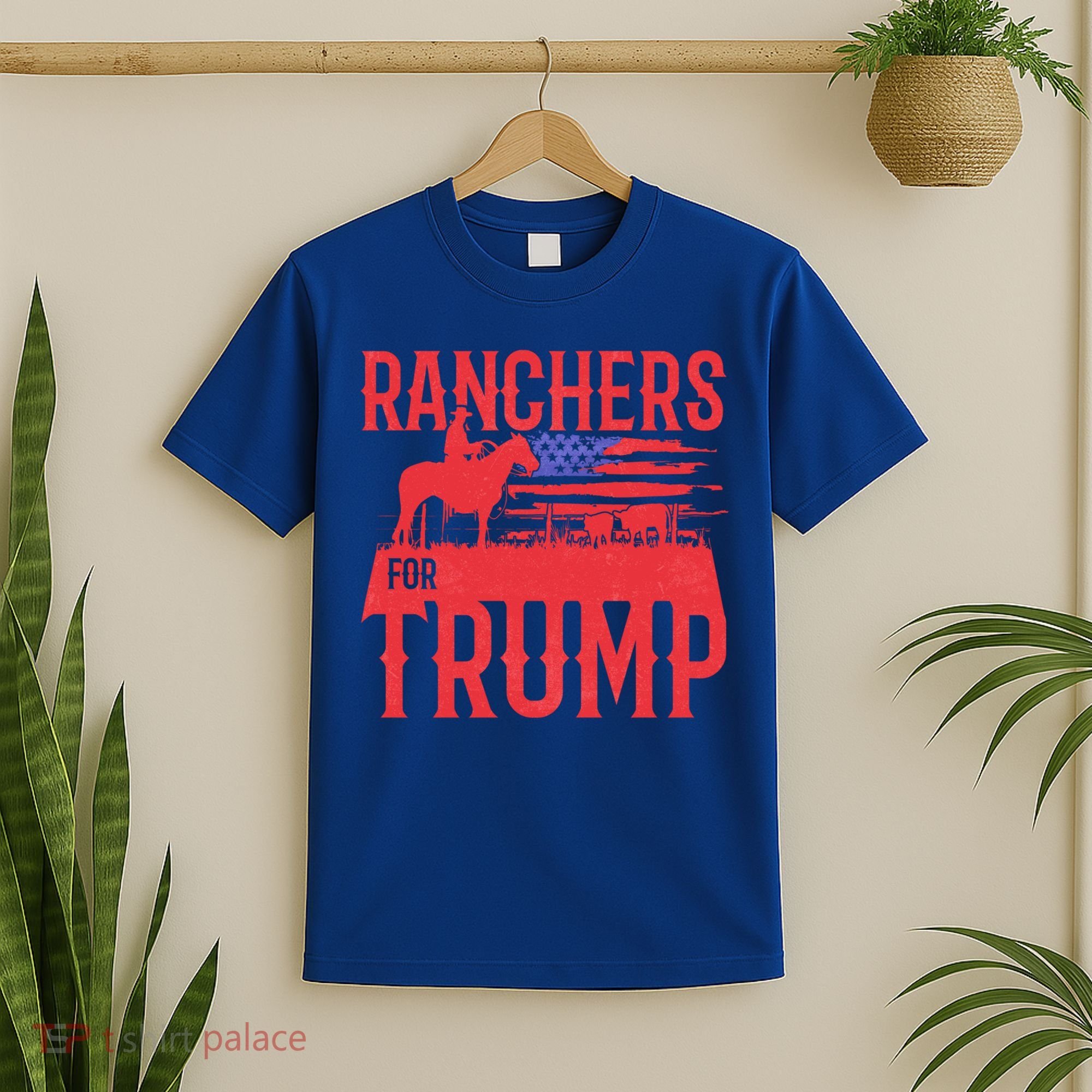 Ranchers For Trump Conservative Republican Support President Gift T-Shirt