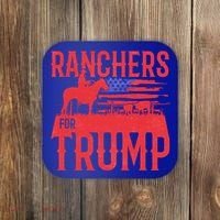 Ranchers For Trump Conservative Republican Support President Gift Coaster thumb 0