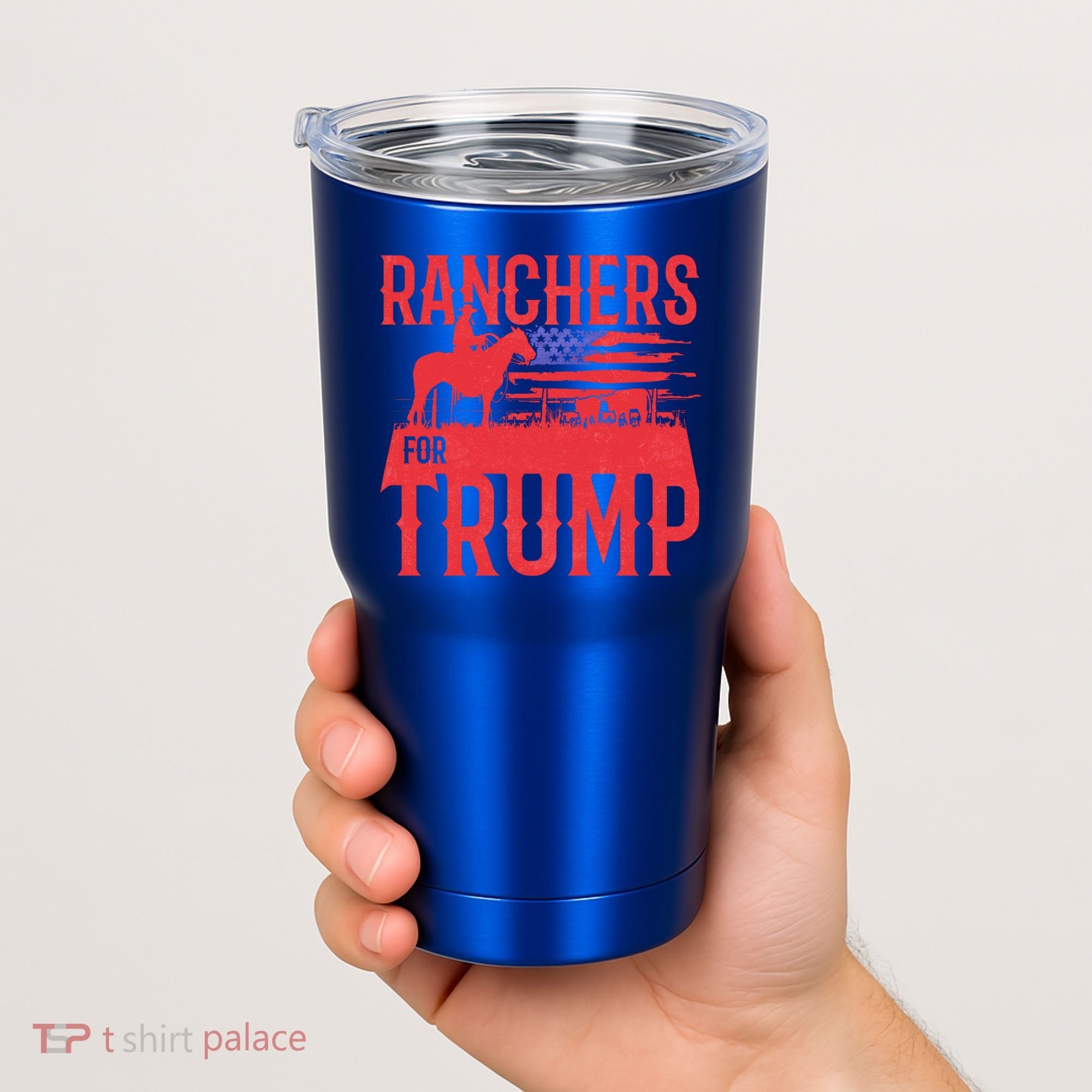 Ranchers For Trump Conservative Republican Support President Gift Tumbler