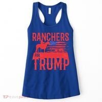 Ranchers For Trump Conservative Republican Support President Gift Women's Tank Top thumb 0