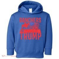 Ranchers For Trump Conservative Republican Support President Gift Toddler Hoodie thumb 0