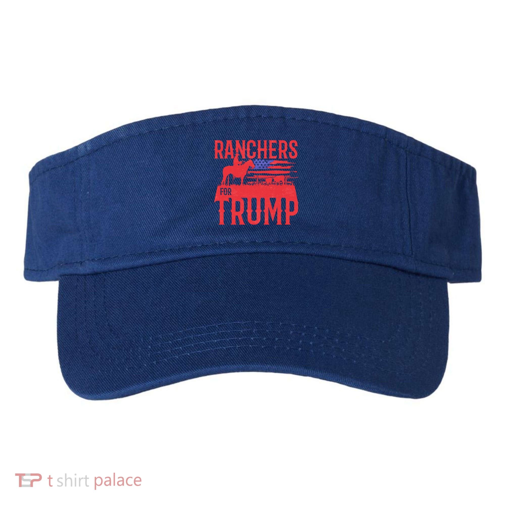 Ranchers For Trump Conservative Republican Support President Gift Visor