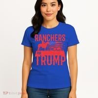 Ranchers For Trump Conservative Republican Support President Gift Women's T-Shirt thumb 4
