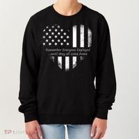 Red Friday Until They Come Home US Flag Heart Women's Sweatshirt thumb 0