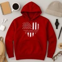 Red Friday Until They Come Home US Flag Heart Hoodie thumb 3