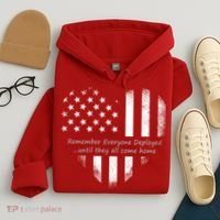 Red Friday Until They Come Home US Flag Heart Hoodie thumb 4