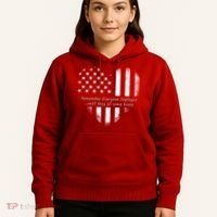 Red Friday Until They Come Home US Flag Heart Hoodie thumb 5