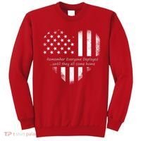 Red Friday Until They Come Home US Flag Heart Sweatshirt thumb 0