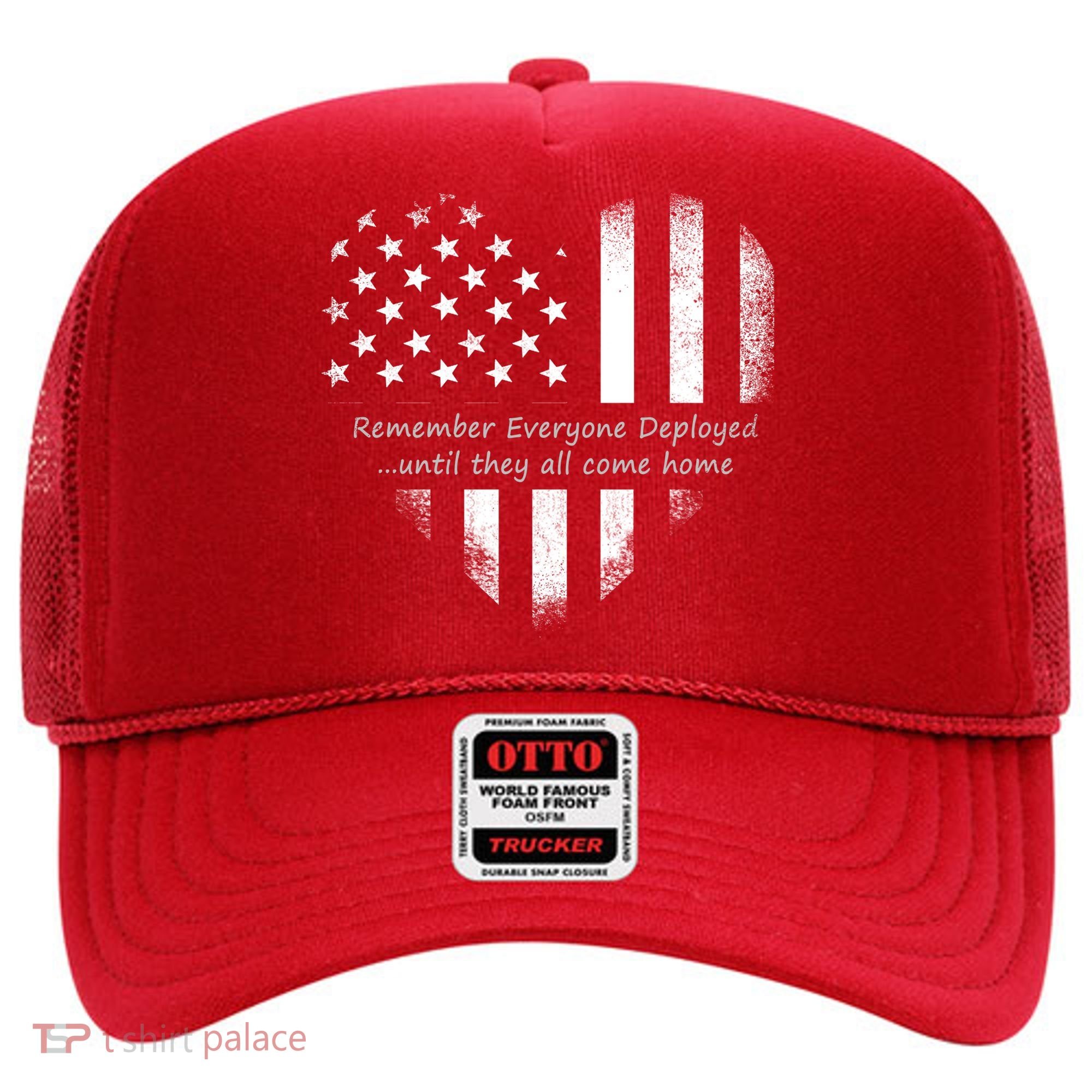 Red Friday Until They Come Home US Flag Heart Hat
