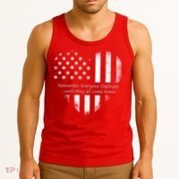 Red Friday Until They Come Home US Flag Heart Tank Top thumb 3