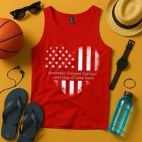 Red Friday Until They Come Home US Flag Heart Tank Top thumb 4