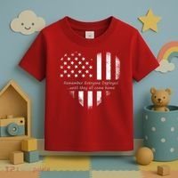 Red Friday Until They Come Home US Flag Heart Toddler T-Shirt thumb 3