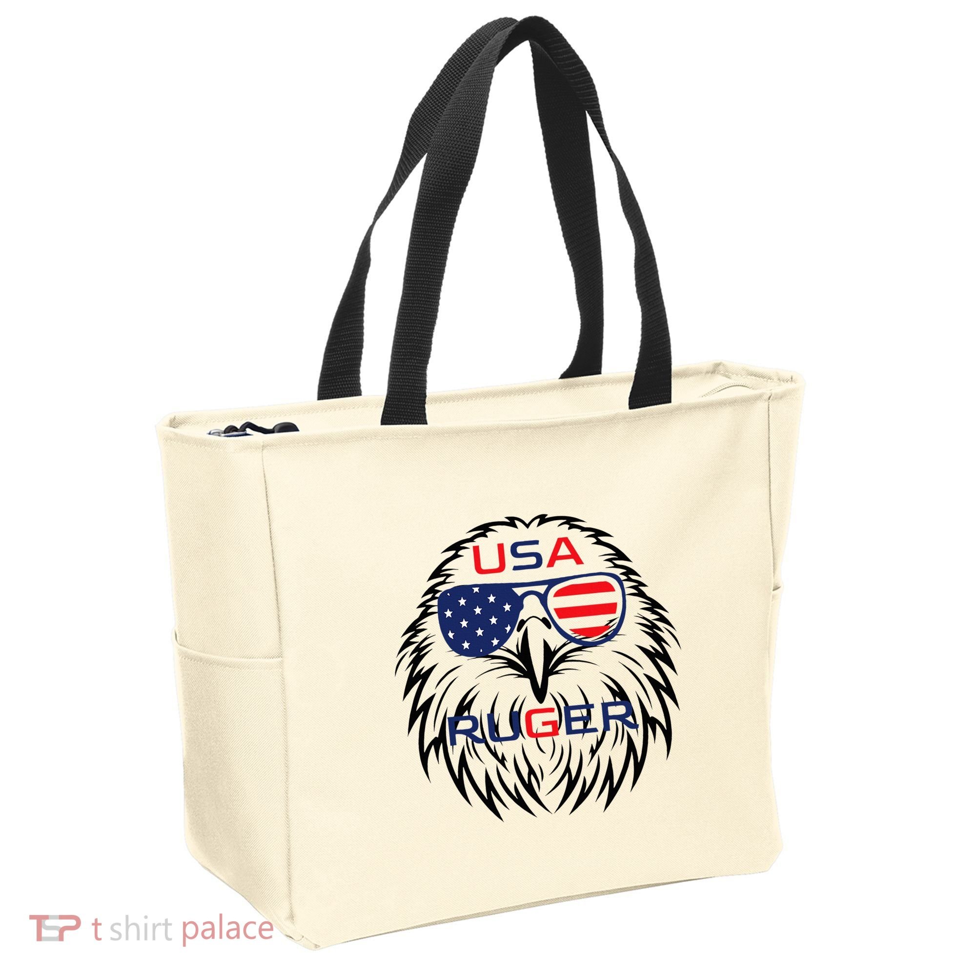 Ruger Family Us Usa American Flag Tote Bag