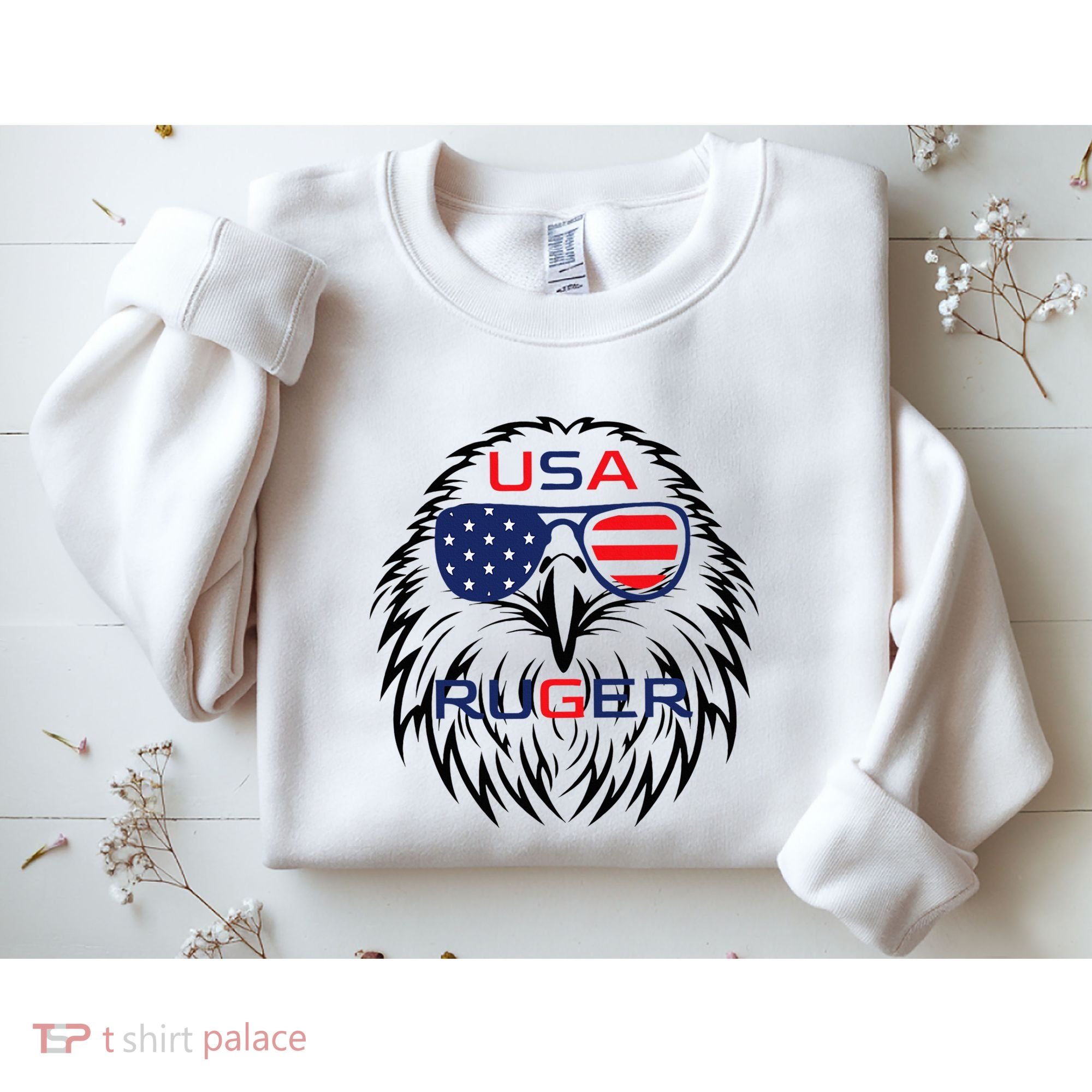 Ruger Family Us Usa American Flag Sweatshirt