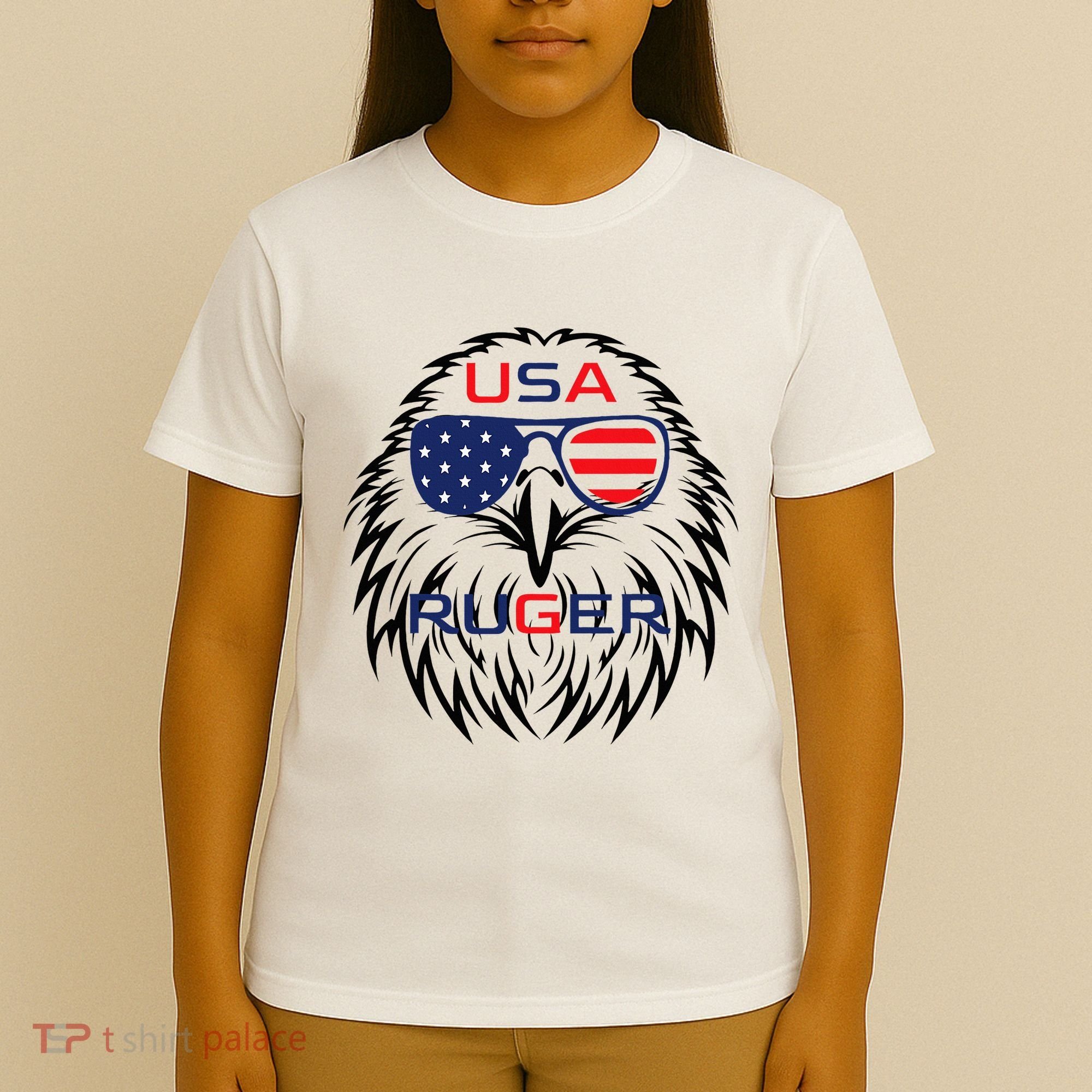 Ruger Family Us Usa American Flag T-Shirt