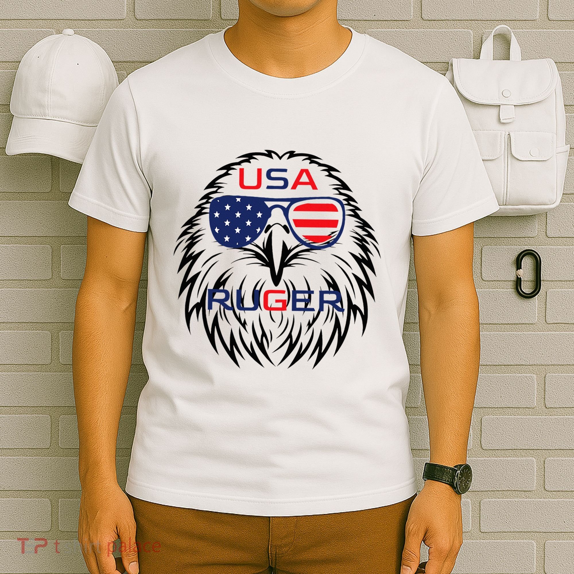 Ruger Family Us Usa American Flag T-Shirt