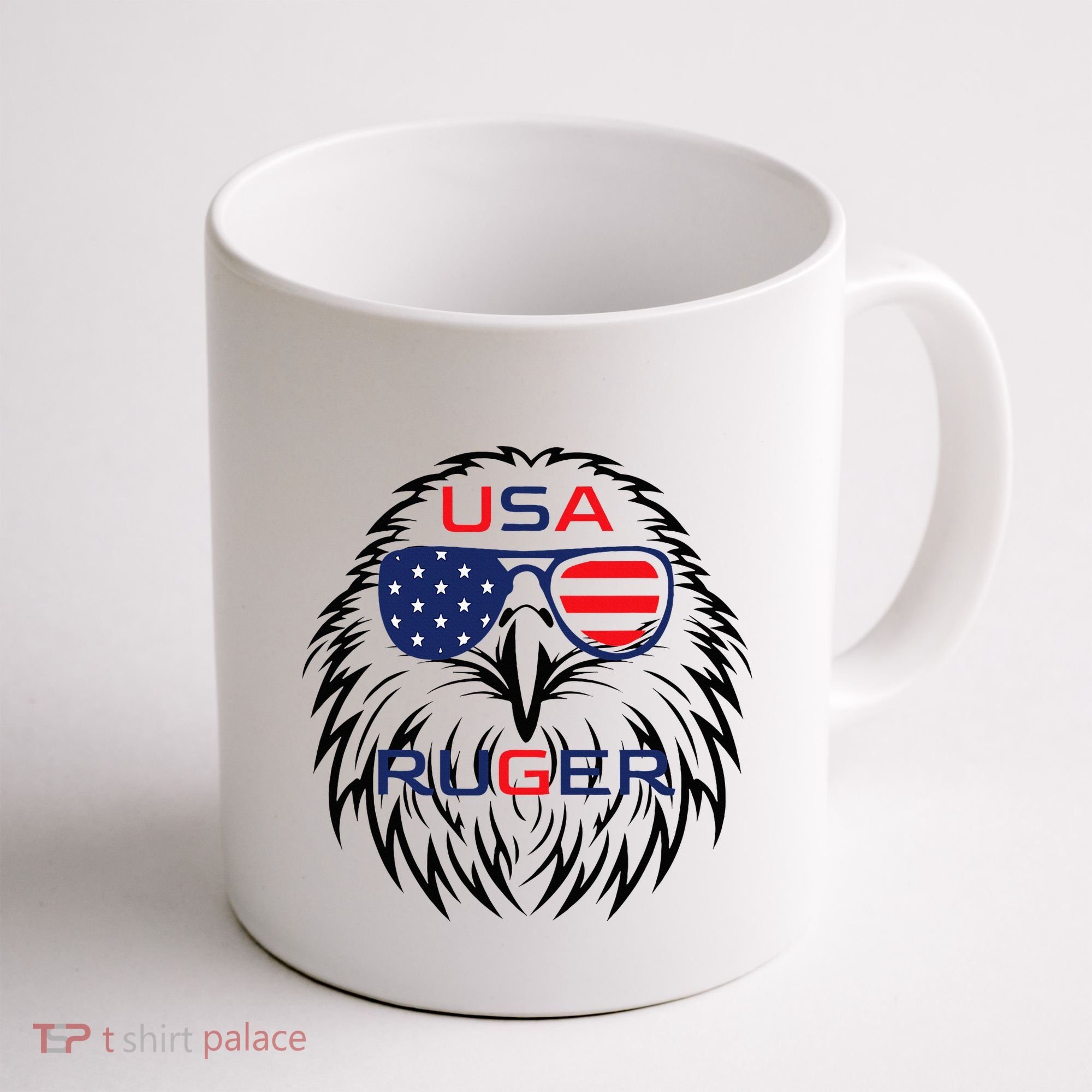 Ruger Family Us Usa American Flag Coffee Mug
