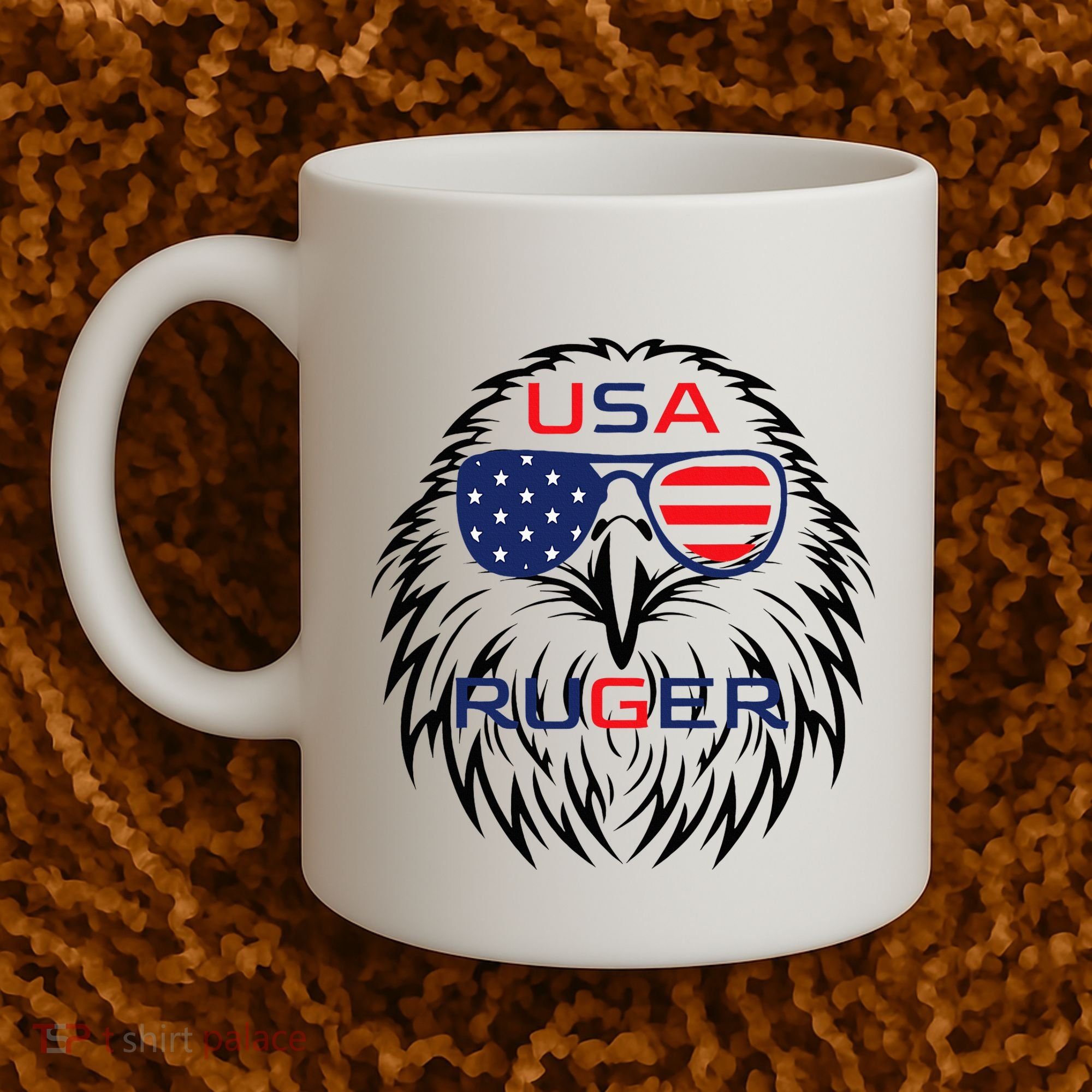 Ruger Family Us Usa American Flag Coffee Mug