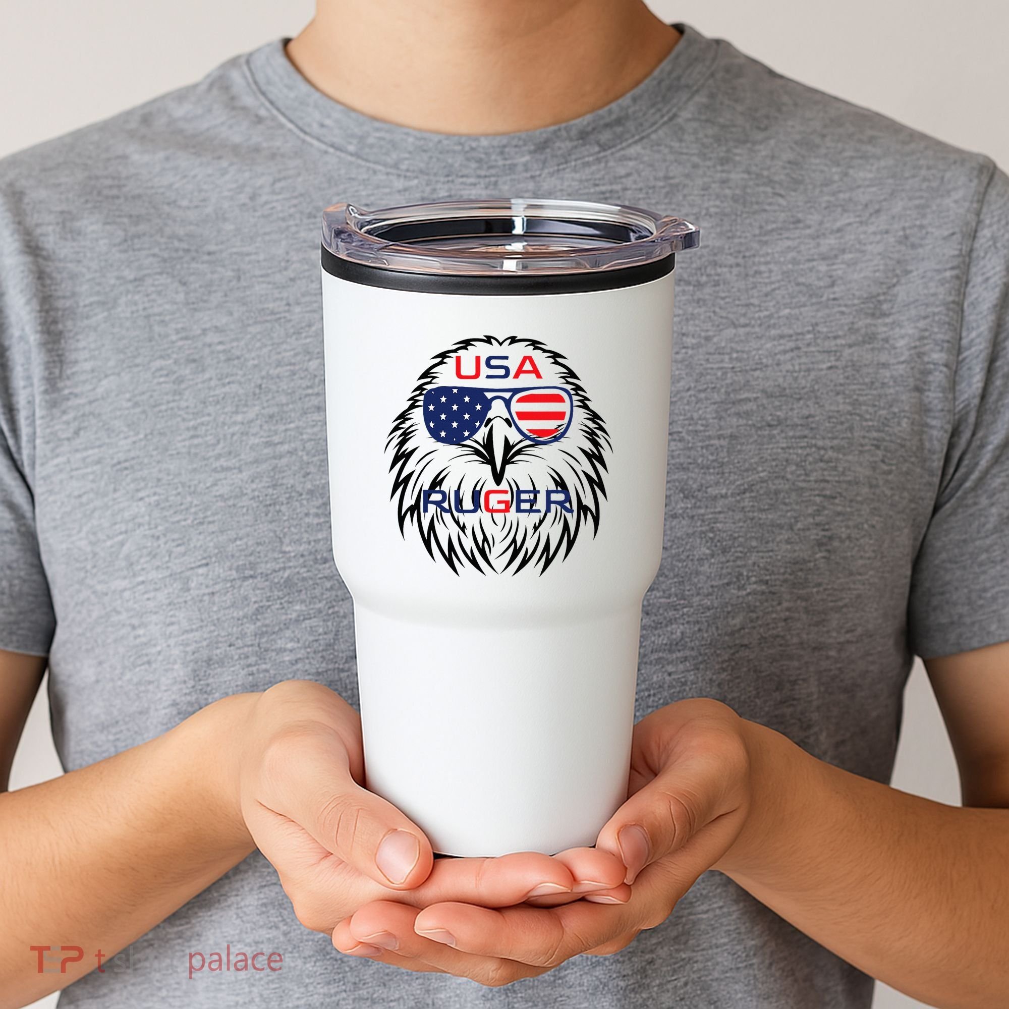 Ruger Family Us Usa American Flag Tumbler