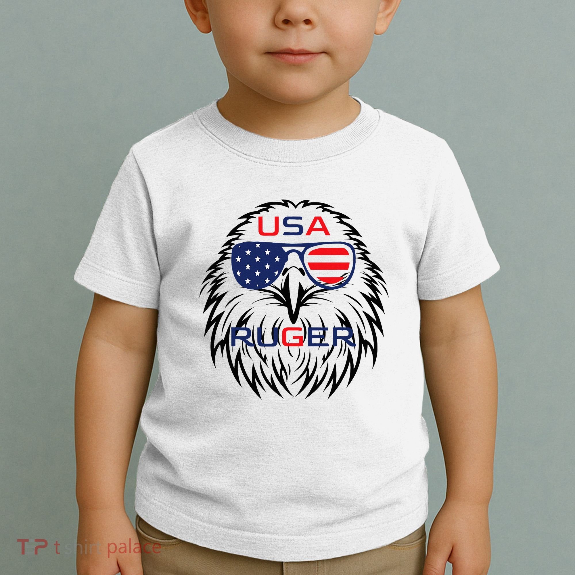 Ruger Family Us Usa American Flag Toddler T-Shirt