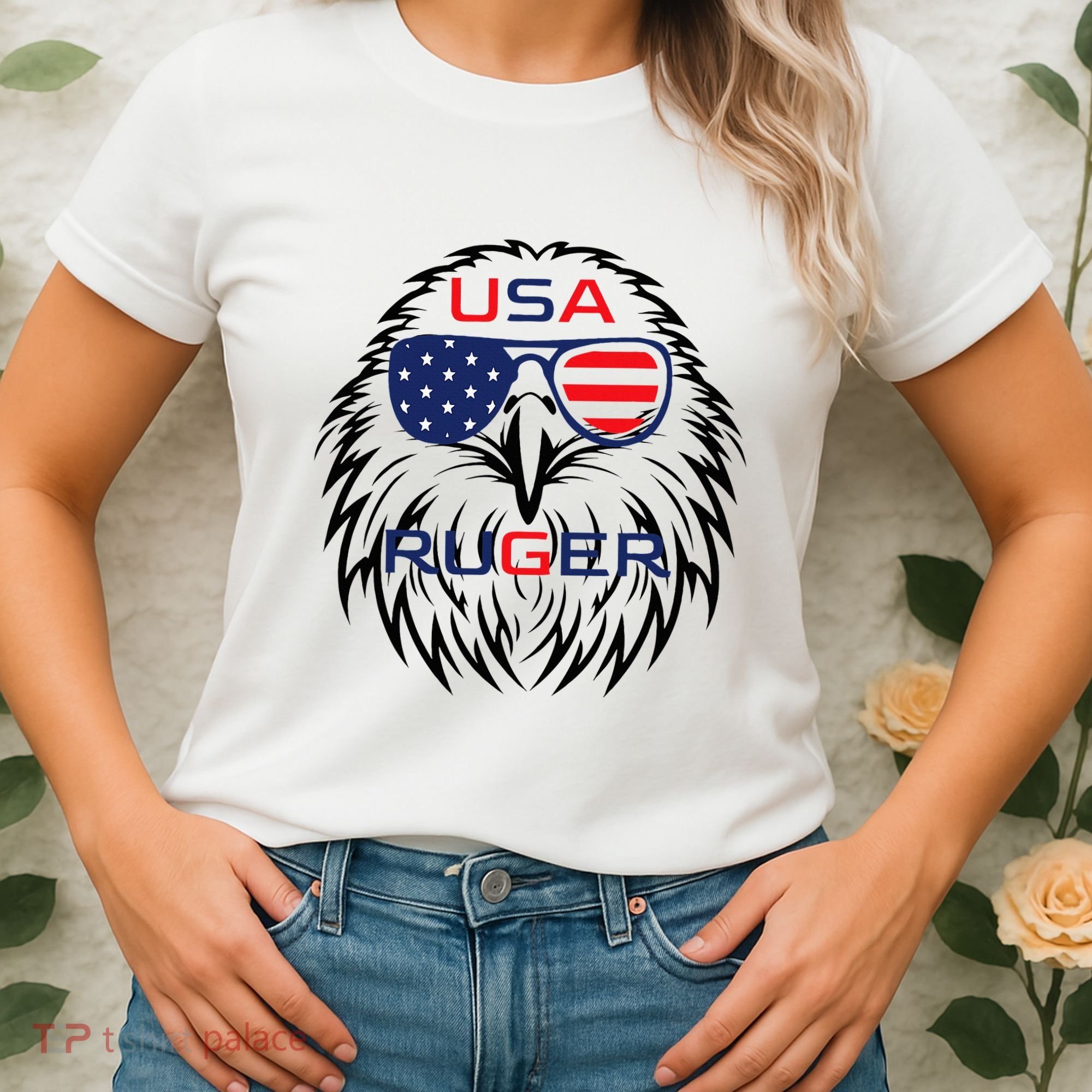 Ruger Family Us Usa American Flag Women's T-Shirt