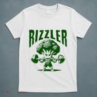 Rizzler Funny Vintage Buff Broccoli Viral Influencer Slang T-Shirt thumb 5