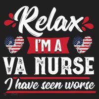 Relax Funny VA Nurse Veteran Nursing Gift Women's Sweatshirt thumb 2