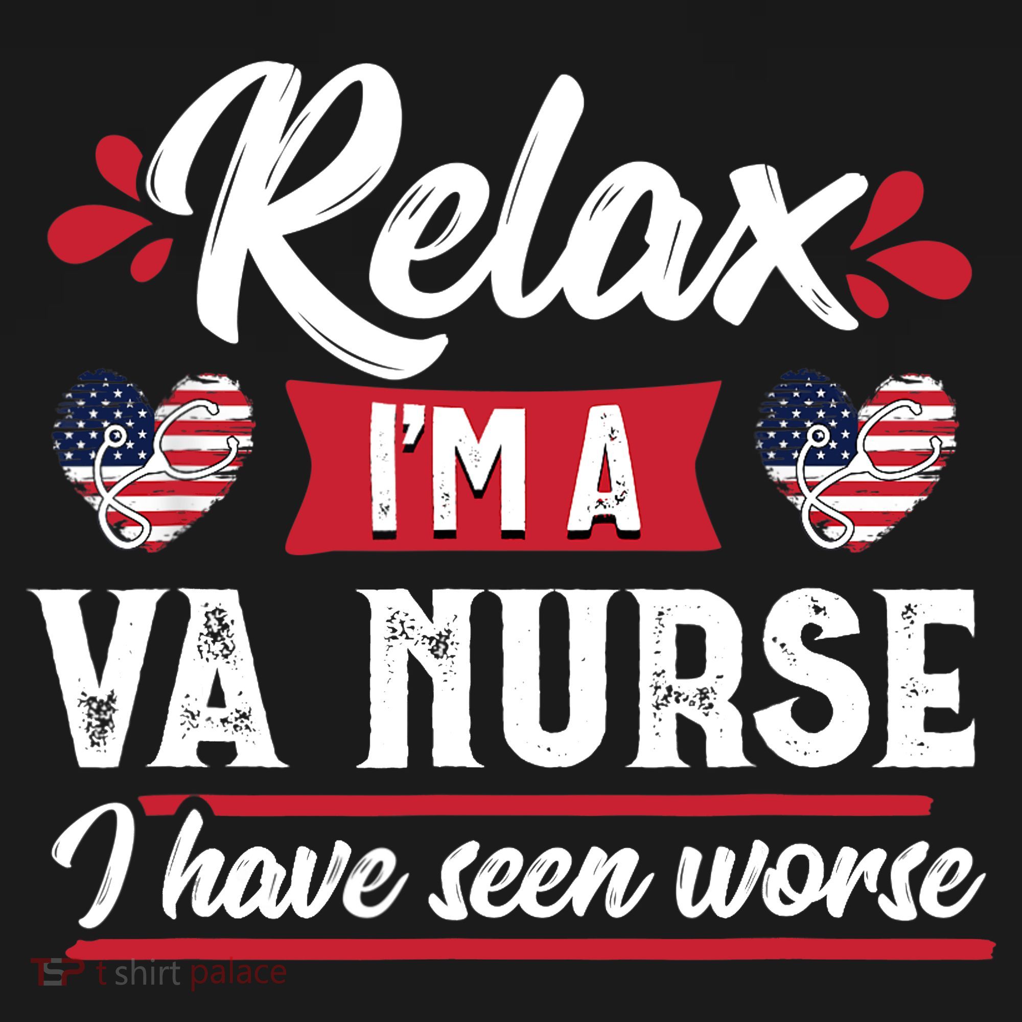 Relax Funny VA Nurse Veteran Nursing Gift Bucket Hat