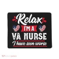 Relax Funny VA Nurse Veteran Nursing Gift Mousepad thumb 0