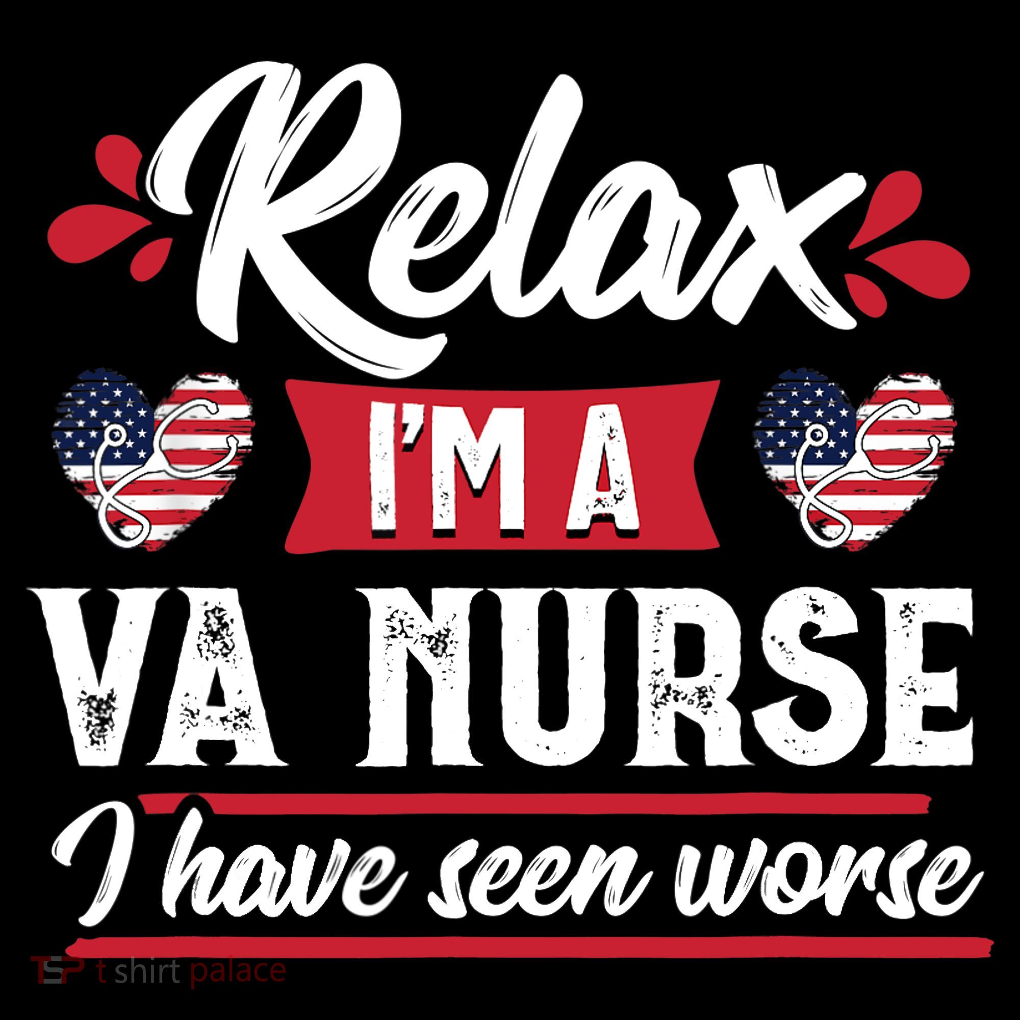 Relax Funny VA Nurse Veteran Nursing Gift Mousepad