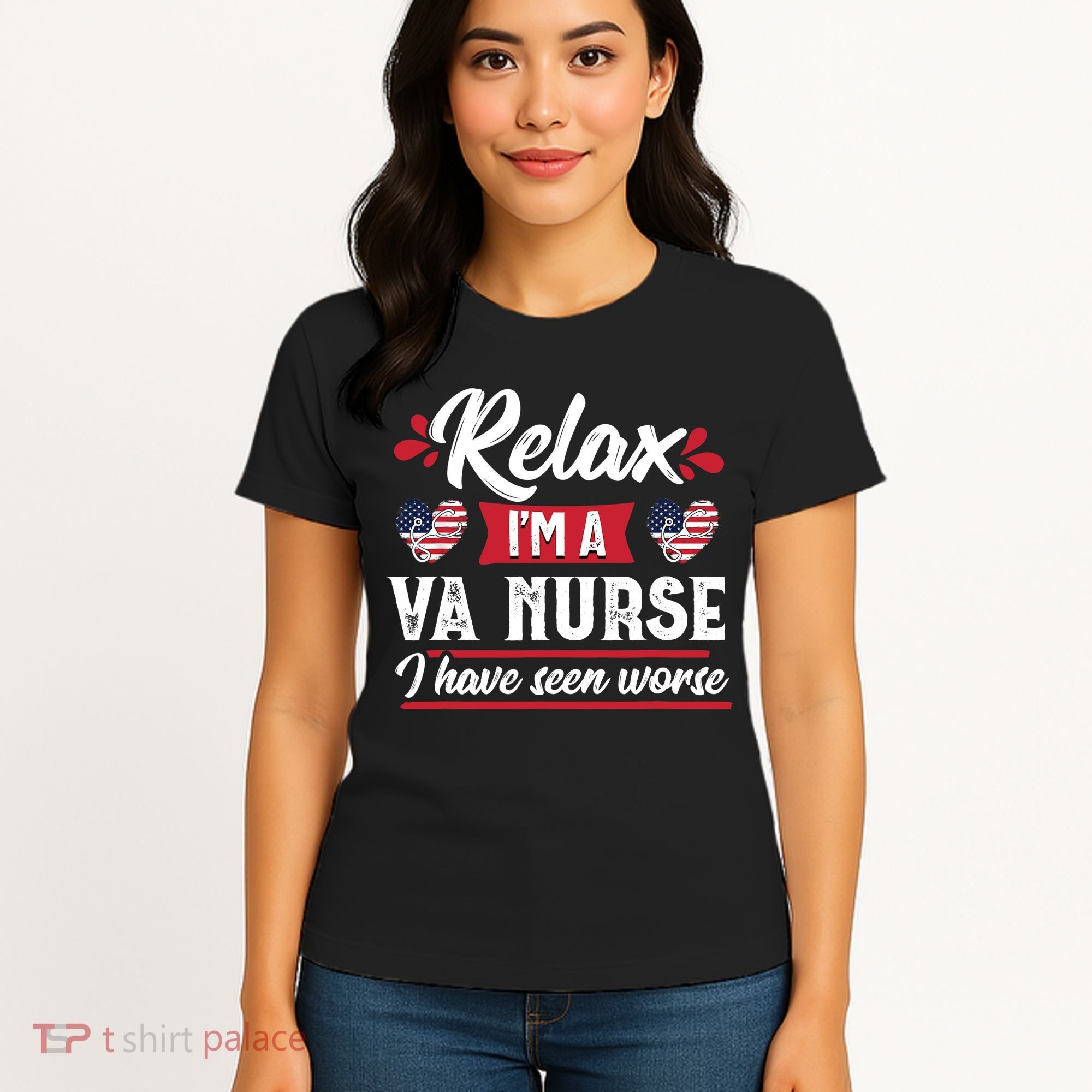 Relax Funny VA Nurse Veteran Nursing Gift Women's T-Shirt