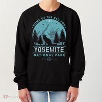 Red Fox Wilderness Gift Yosemite National Park California Women's Sweatshirt thumb 0